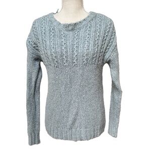 Aerie Wool Blend Chunky Knit Sweater with Ribbon Tie‎ in the Back Size: XS